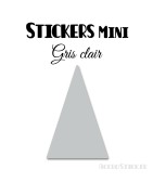 360 Triangles d'or 1 cm - Stickers étiquettes gommettes