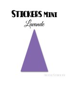 360 Triangles d'or 1 cm - Stickers étiquettes gommettes
