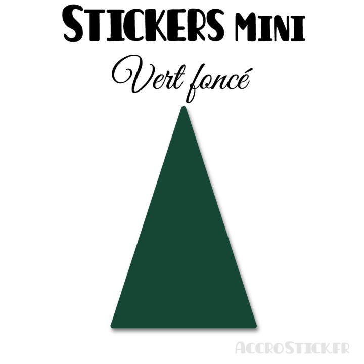 360 Triangles d'or 1 cm - Stickers étiquettes gommettes