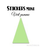 360 Triangles d'or 1 cm - Stickers étiquettes gommettes