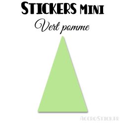 288 Triangles d'or 1.2 cm - Stickers étiquettes gommettes