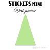 288 Triangles d'or 1.2 cm - Stickers étiquettes gommettes