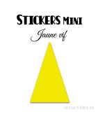 120 Triangles d'or 1.8 cm - Stickers étiquettes gommettes