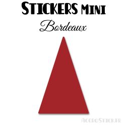120 Triangles d'or 2 cm - Stickers étiquettes gommettes