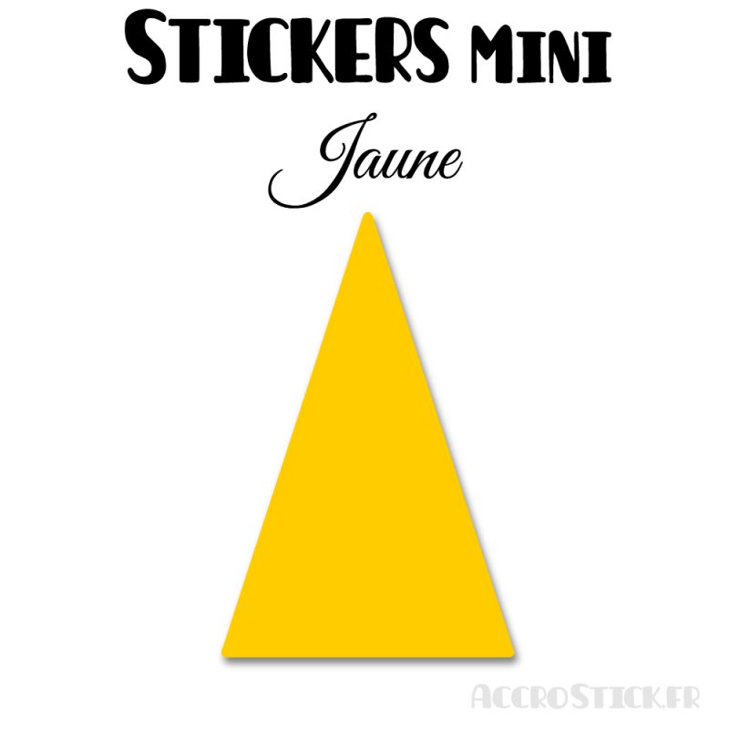 120 Triangles d'or 2 cm - Stickers étiquettes gommettes