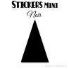 120 Triangles d'or 2 cm - Stickers étiquettes gommettes