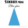 80 Triangles d'or 2.2 cm - Stickers étiquettes gommettes