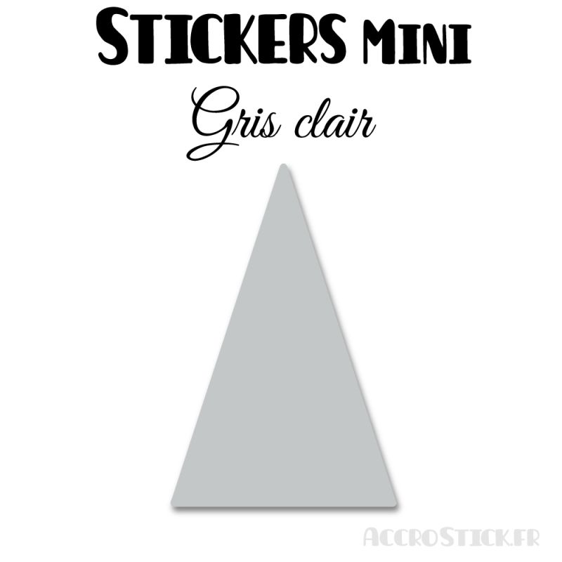 80 Triangles d'or 2.2 cm - Stickers étiquettes gommettes