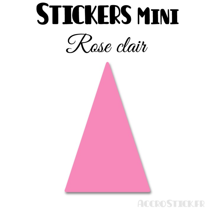 80 Triangles d'or 2.2 cm - Stickers étiquettes gommettes