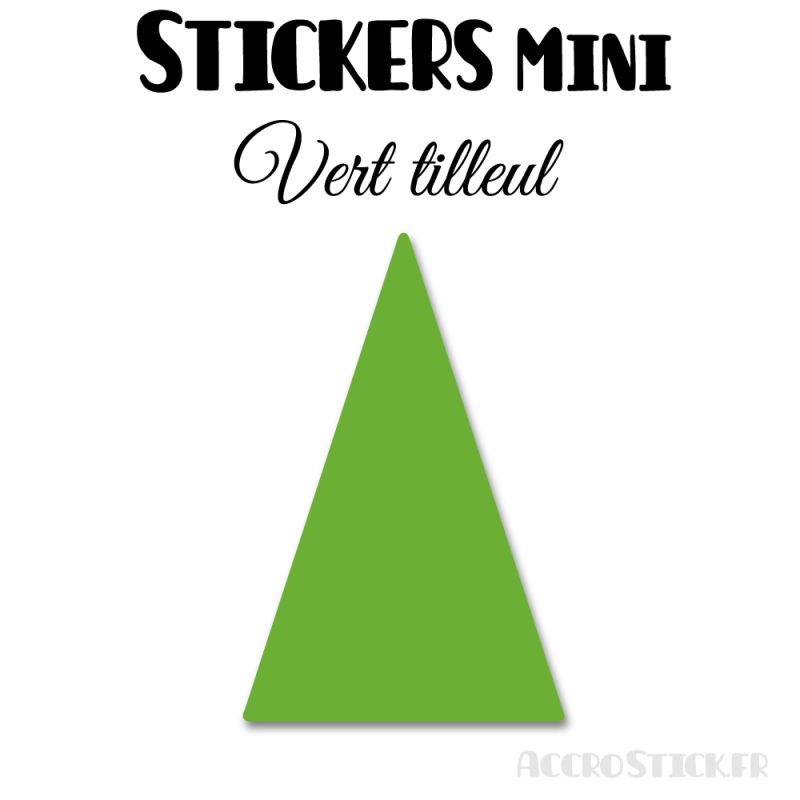 80 Triangles d'or 2.2 cm - Stickers étiquettes gommettes