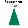 80 Triangles d'or 2.2 cm - Stickers étiquettes gommettes