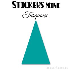 72 Triangles d'or 2.4 cm - Stickers étiquettes gommettes