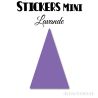 56 Triangles d'or 2.6 cm - Stickers étiquettes gommettes