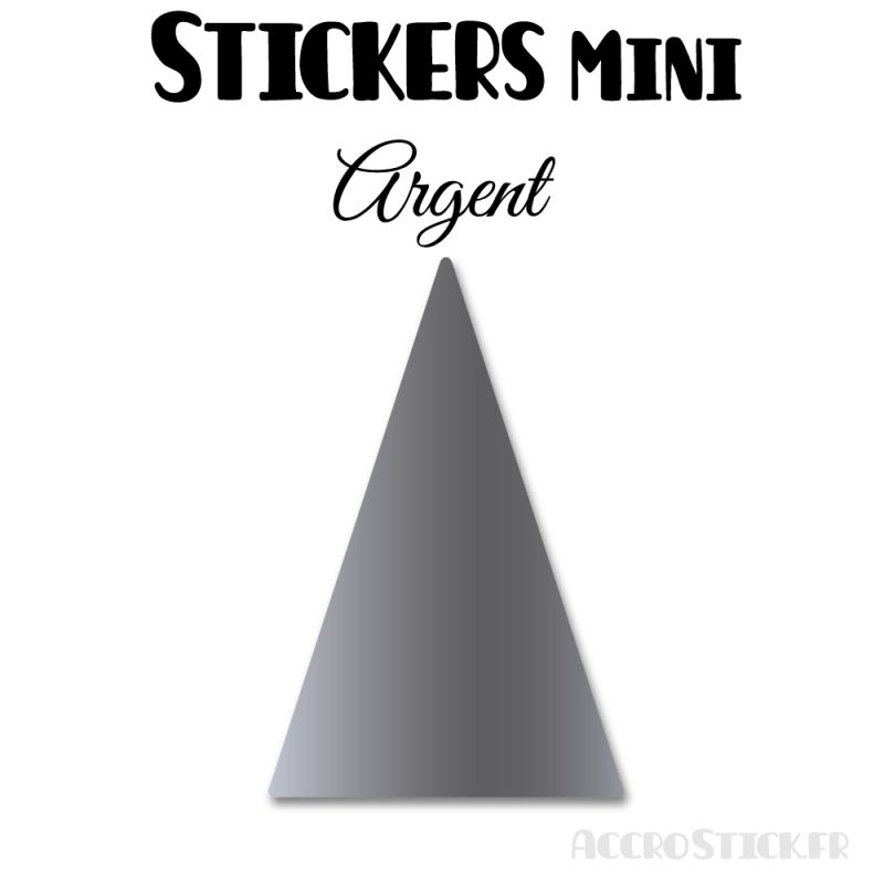 56 Triangles d'or 2.8 cm - Stickers étiquettes gommettes