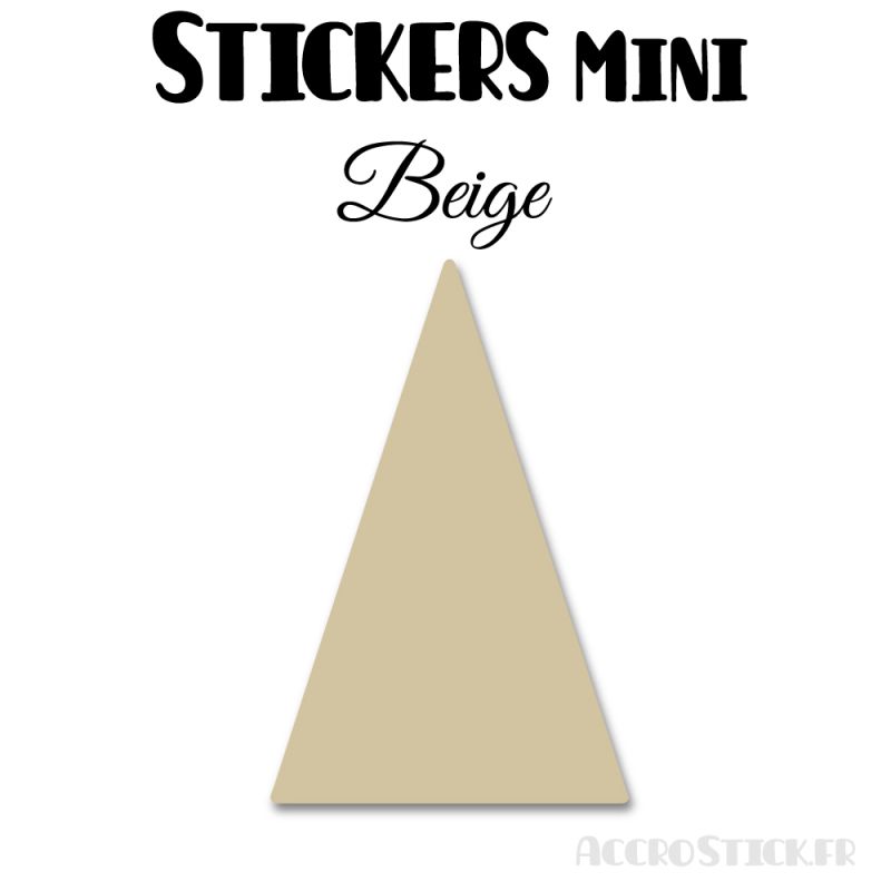 56 Triangles d'or 2.8 cm - Stickers étiquettes gommettes