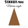 56 Triangles d'or 2.8 cm - Stickers étiquettes gommettes