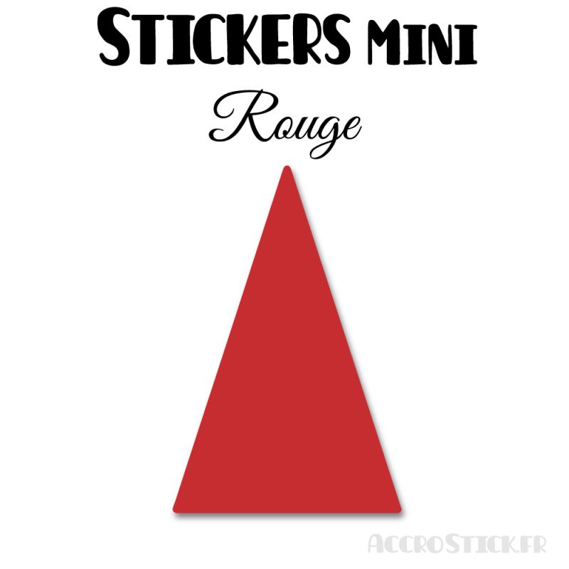 56 Triangles d'or 2.8 cm - Stickers étiquettes gommettes