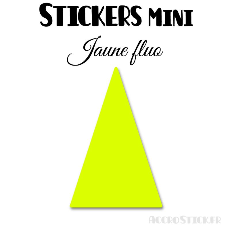 56 Triangles d'or 2.8 cm - Stickers étiquettes gommettes