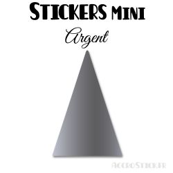48 Triangles d'or 3 cm - Stickers étiquettes gommettes