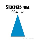 48 Triangles d'or 3 cm - Stickers étiquettes gommettes