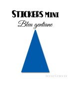 48 Triangles d'or 3 cm - Stickers étiquettes gommettes