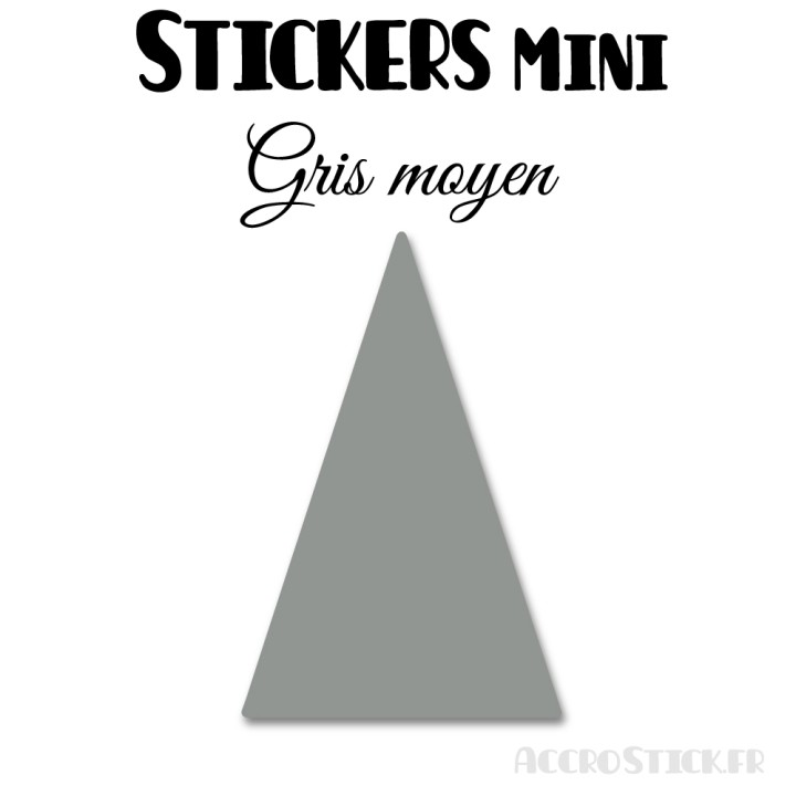 48 Triangles d'or 3 cm - Stickers étiquettes gommettes