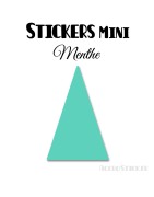 48 Triangles d'or 3 cm - Stickers étiquettes gommettes