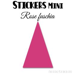 48 Triangles d'or 3 cm - Stickers étiquettes gommettes