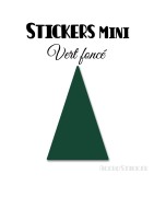 48 Triangles d'or 3 cm - Stickers étiquettes gommettes