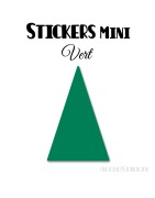48 Triangles d'or 3 cm - Stickers étiquettes gommettes