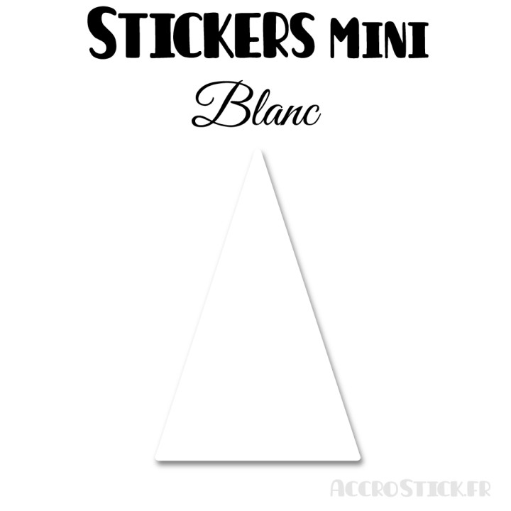 32 Triangles d'or 3.5 cm - Stickers étiquettes gommettes