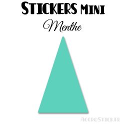 32 Triangles d'or 3.5 cm - Stickers étiquettes gommettes