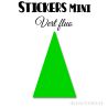 32 Triangles d'or 3.5 cm - Stickers étiquettes gommettes