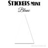 24 Triangles d'or 4 cm - Stickers étiquettes gommettes
