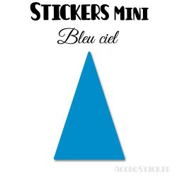 24 Triangles d'or 4 cm - Stickers étiquettes gommettes