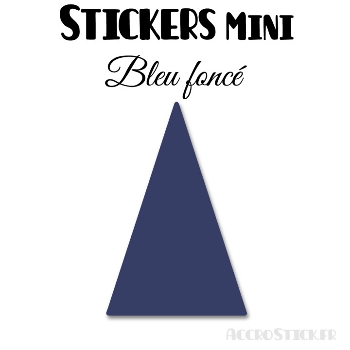 24 Triangles d'or 4 cm - Stickers étiquettes gommettes