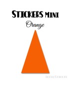 24 Triangles d'or 4 cm - Stickers étiquettes gommettes