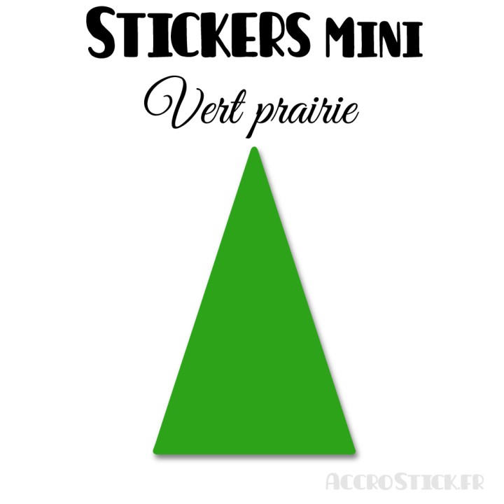 24 Triangles d'or 4 cm - Stickers étiquettes gommettes