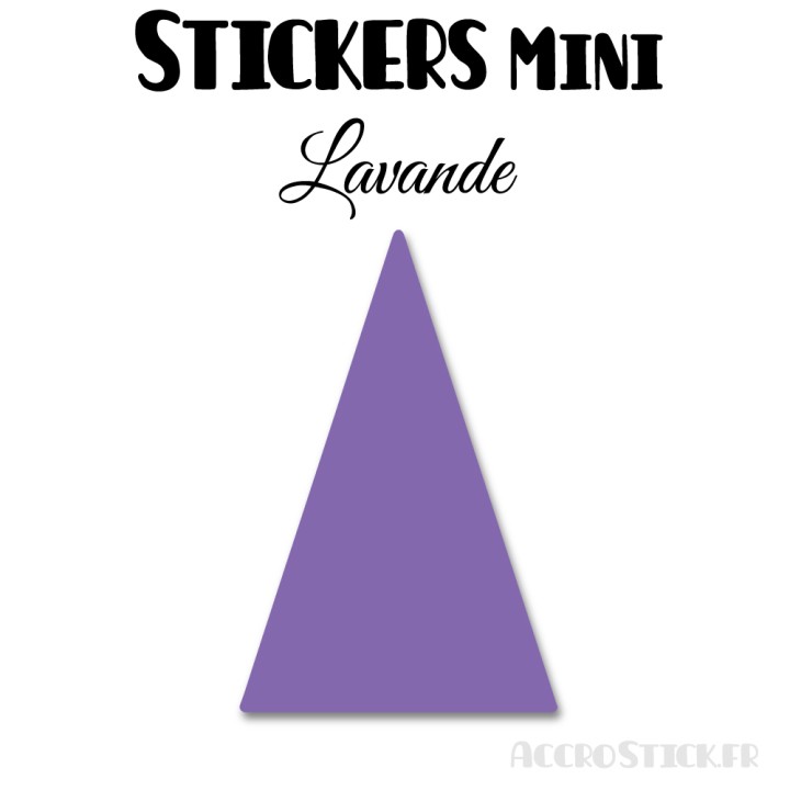 16 Triangles d'or 5 cm - Stickers étiquettes gommettes
