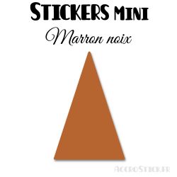 16 Triangles d'or 5 cm - Stickers étiquettes gommettes