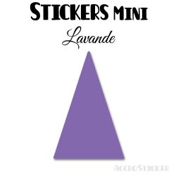 8 Triangles d'or 6 cm - Stickers étiquettes gommettes
