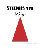8 Triangles d'or 6 cm - Stickers étiquettes gommettes