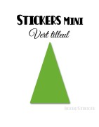 8 Triangles d'or 6 cm - Stickers étiquettes gommettes
