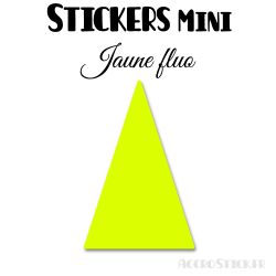 8 Triangles d'or 6 cm - Stickers étiquettes gommettes