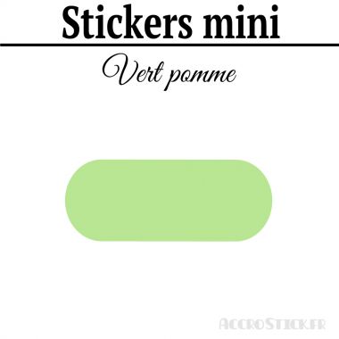 16 Etiquettes 8 cm - Stickers mini gommettes