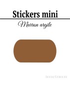 24 Etiquettes 5 cm - Stickers mini gommettes