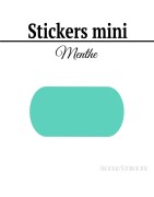 24 Etiquettes 5 cm - Stickers mini gommettes