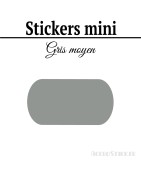 16 Etiquettes 7 cm - Stickers mini gommettes