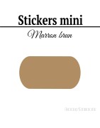 16 Etiquettes 7 cm - Stickers mini gommettes