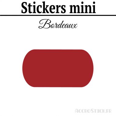 8 Etiquettes 8 cm - Stickers mini gommettes
